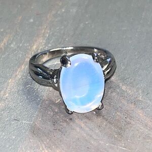 925 Sterling Silver Opal Ring